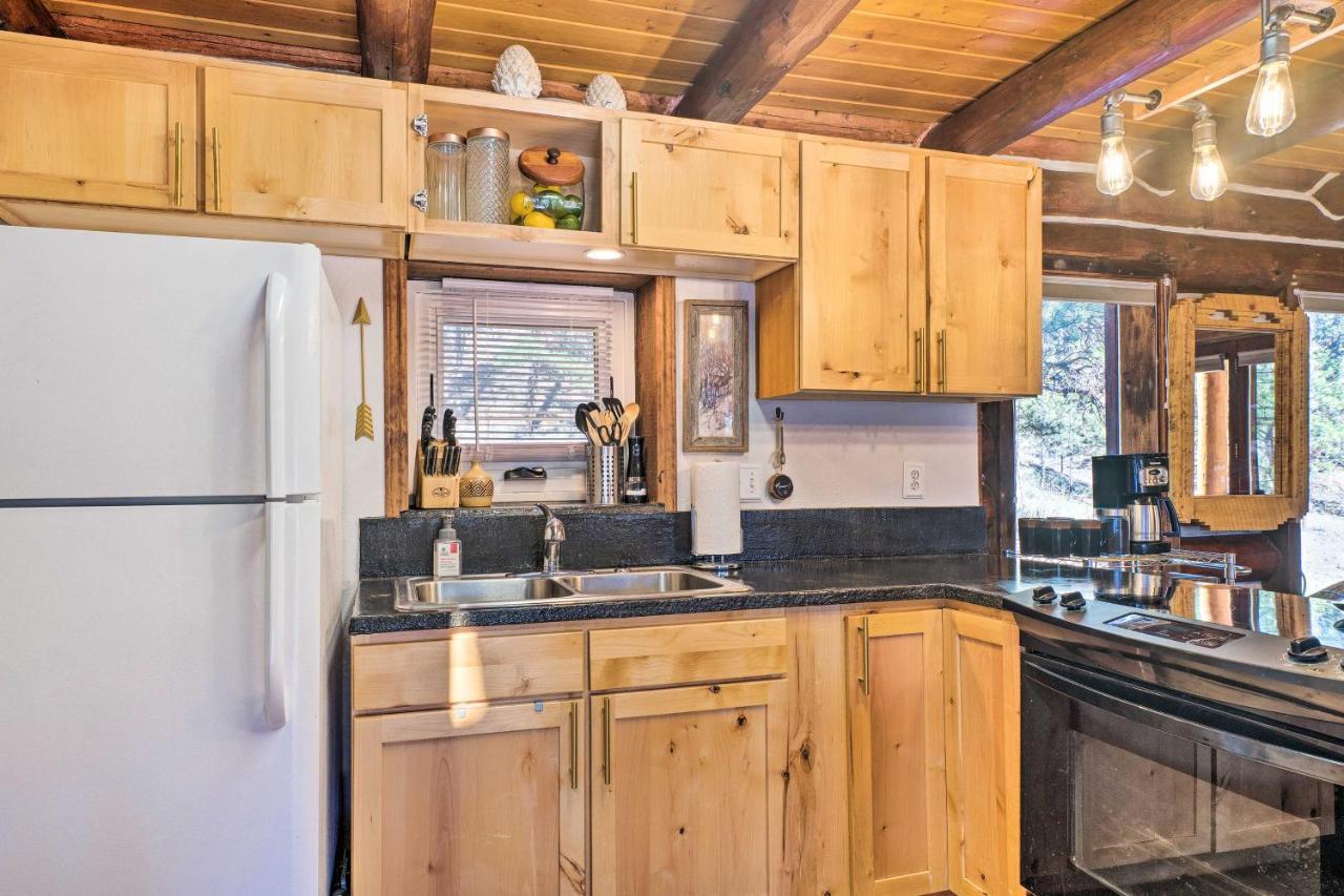 Classic Colorado Log Home With Mountain Views! Florissant Экстерьер фото